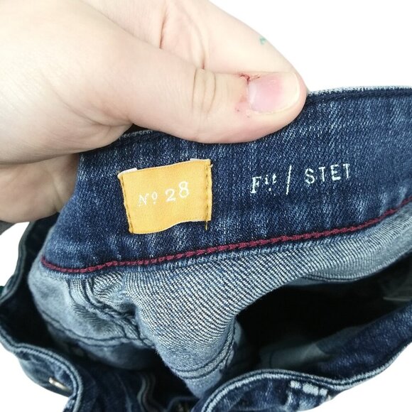 Pilcro and the Letterpress Stet Skinny Ankle Jeans Size 28 Anthropologie Stretch - Picture 11 of 12